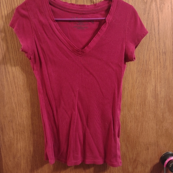 Red Short Sleeve Dress Shirt La Blues - Picture 1 of 2
